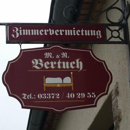 Zimmervermietung M&R Bertuch Jüterbog Exteriör bild