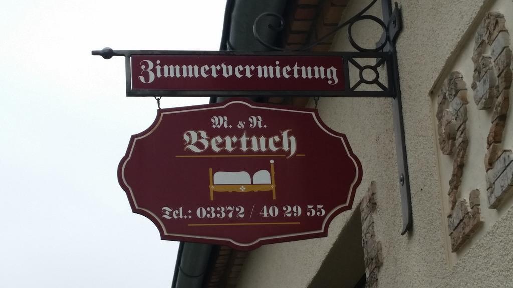 Zimmervermietung M&R Bertuch Jüterbog Exteriör bild